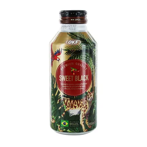 OKF Sweet Black Coffee 390ml 黑咖啡(帶甜味)