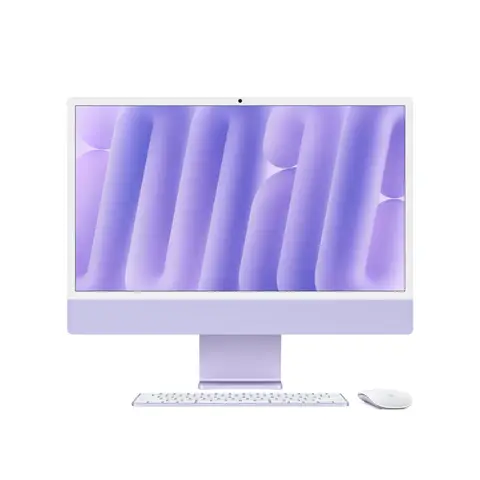 Apple iMac 24 Zoll Retina 4.5K 2024 M4/16/1TB 10C GPU Lila BTO