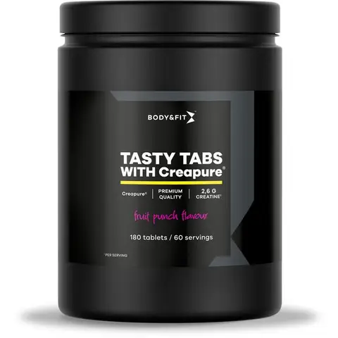 Body&Fit Creapure® Tasty Tabs Fruit Sensation 180 pieces (2 months)