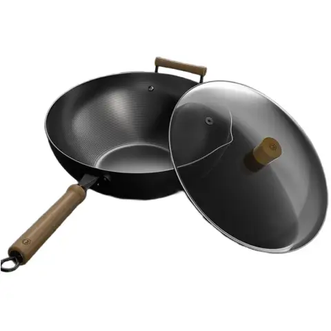 J.ZAO Iron Wok, No Chemical Coated, 32cm