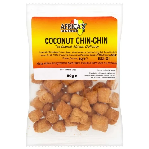 Africa's Finest Chin Chin Coconut  80g