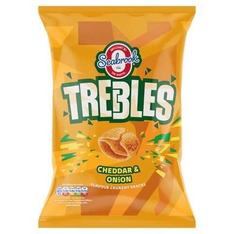 Seabrook Trebles Cheese & Onion 120g