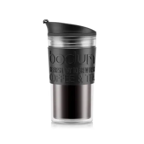 BODUM Travel Mug 350ml - Black - Double Wall System