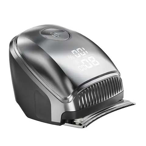 Komingdon Cordless Rechargeable Hair Trimmer - Self-Service Hair Clipper for Men with Precise Cutting, Easy Cleaning, And Long-Lasting Battery Life - Perfect Holiday Gift for Father'S Day silver