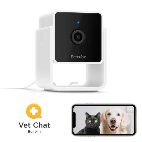 Petcube Cam – Wi-Fi Pet Camera, 1080p HD, Night Vision, 2-Way Audio