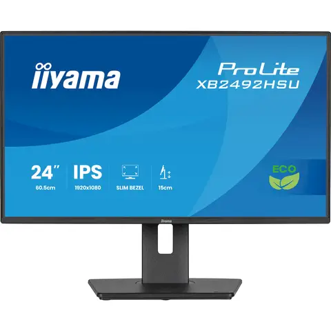 iiyama ProLite XB2492HSU 24" Class Full HD LED Monitor - 16:9 - Matte Black