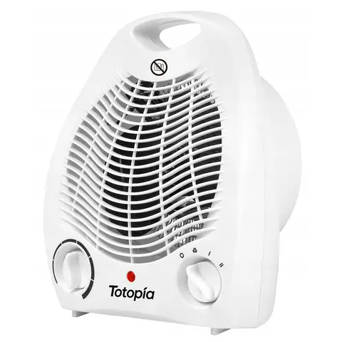 Totopia 2000W Heater and Fan Combo, Instant Heating, 3 Modes (Fan, Warm, Hot), Heater Fan with Adjustable Thermostat, Overheat Protection, Ideal for All Year Round, FH-388Q
