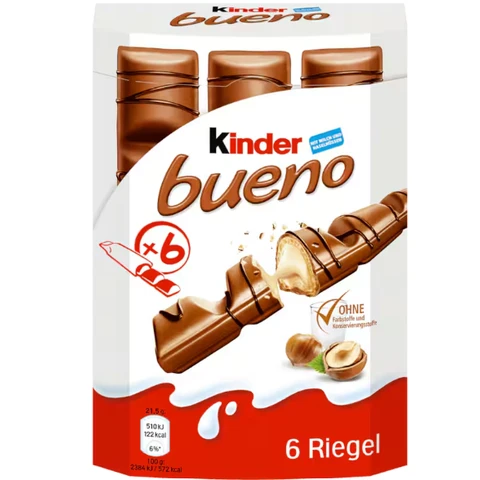 Kinder Bueno Schokoriegel 6 Stück 129g