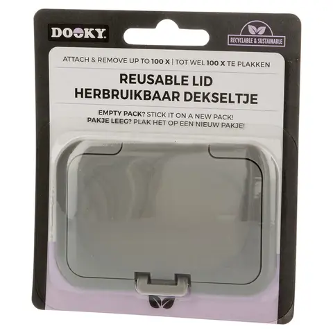 DOOKY Wiederverwendbarer Deckel für Feuchttücher