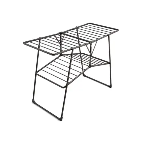 SWAN Stealth Easy-Close Collapsible Clothes Airer， Black