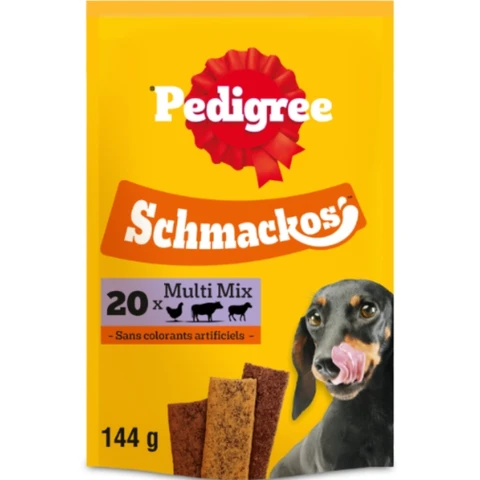 Pedigree Schmackos friandises pour chiens - 3 saveurs, 20 pièces
