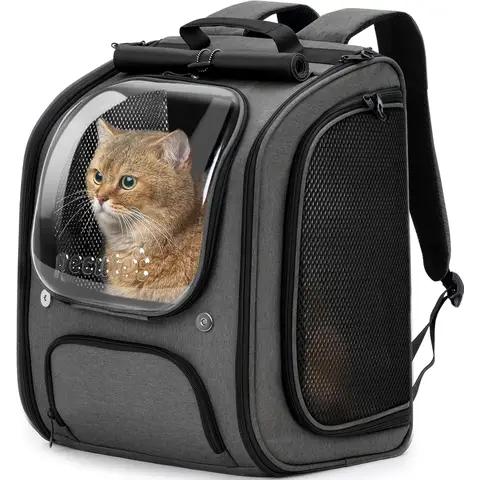 pecute Capsule Pet Backpack - Grey