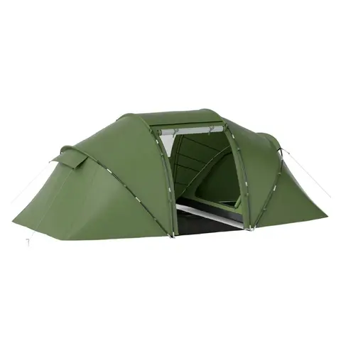 Familien Tunnelzelt - Gerumiger Wasserdichter Campingunterstand fr  Outdoor-Abenteuer