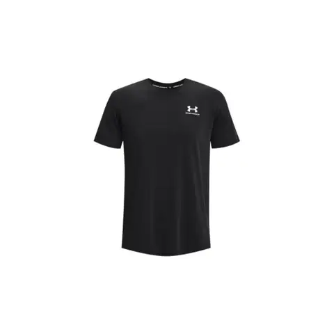 Under Armour Men's Logo Embroidered Heavyweight Short Sleeve - Black