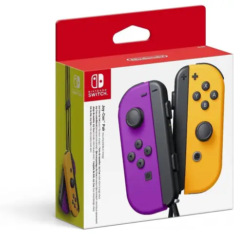 Nintendo Joy-Con Pair (Neon Purple/Neon Orange)