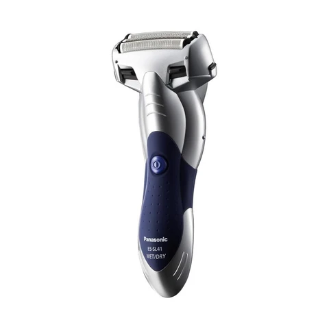 Panasonic Wet and Dry 3-Blade Electric Shaver for Men - Blue/Silver, ES-SL41
