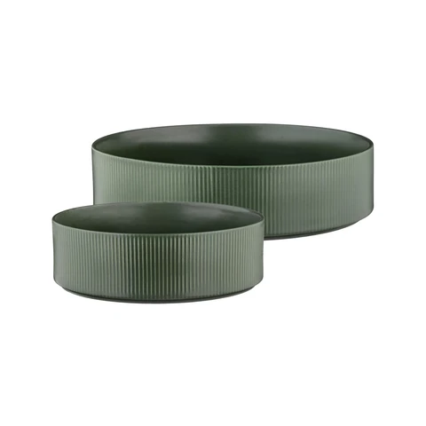 BJÖRN Saladier SCANDI Ø21,5cm et Ø27,5cm - 2 pièces - Olive