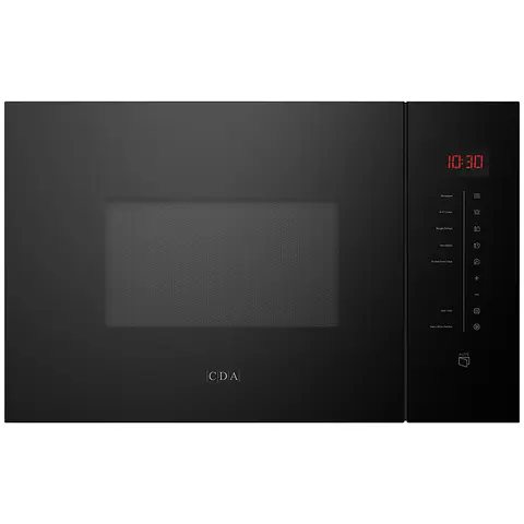 CDA VP400BL Built-In Microwave with Grill, 25L, 900W, Black