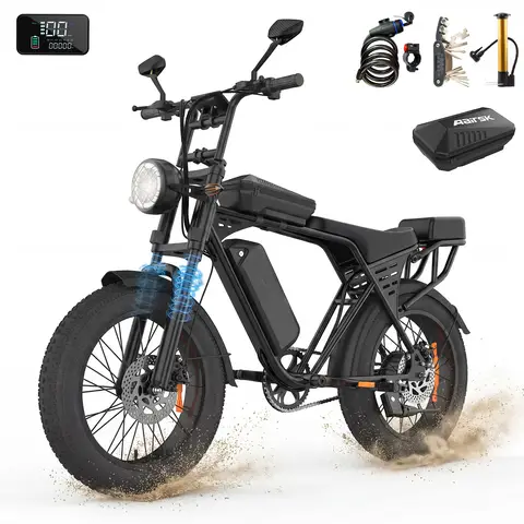 Airsk X5 250W Motor E-Bike 48V 15Ah Battery 20 Inch Fat Tire Electric Bicycle for Adults E-Mountain Bike