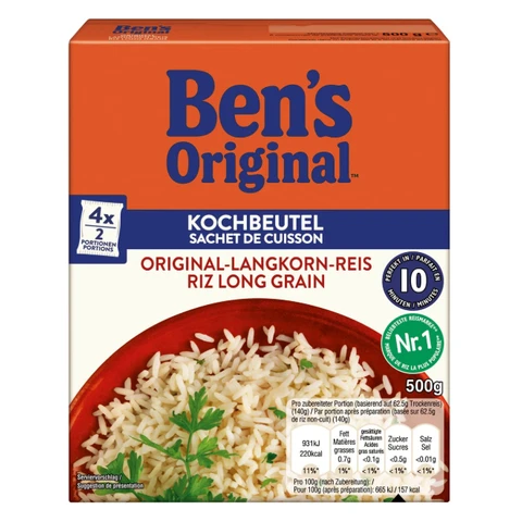 Ben's Original 10-Min. Reis Kochbeutel 500 g