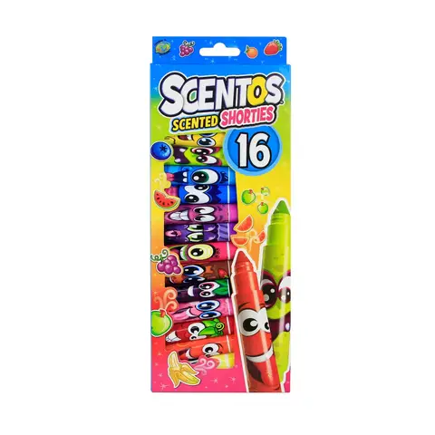 Scentos 16 Scented Shortie Markers