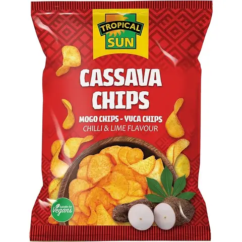 Cassava Chips Chilli & Lime 80g