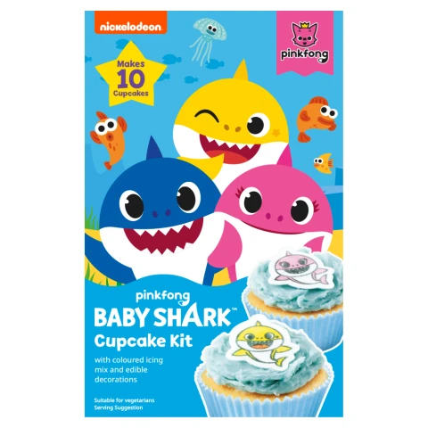 Nickelodeon Pinkfong Baby Shark Cupcake Kit 131G