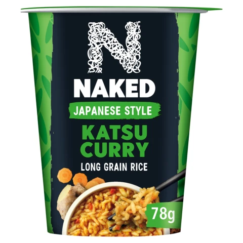 Naked Rice Long Grain Rice Japanese Katsu Curry 78g