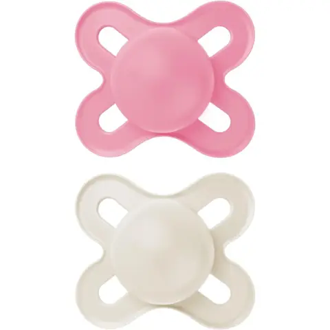 MAM Start 0-2 mth Soother x 2 Plain Pink