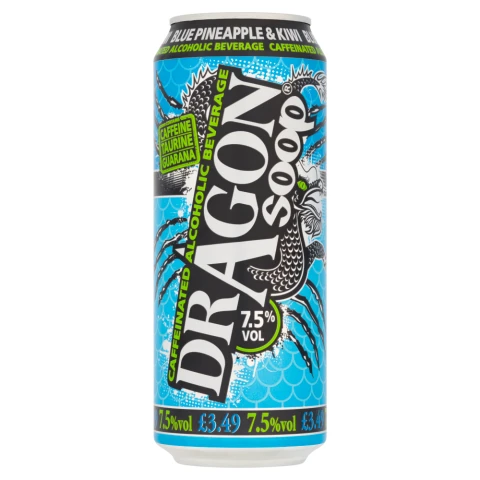 Dragon Soop Blue Pineapple & Kiwi 500ml