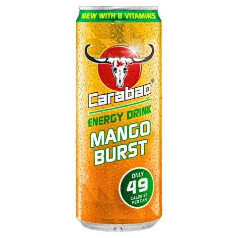 Carabao Energy Drink Mango Burst 330ml