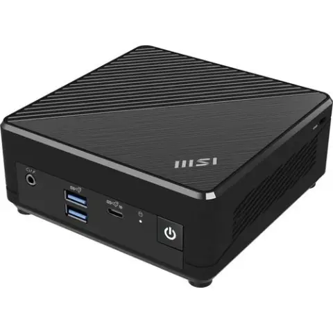 MSI CUBI N ADL S-225BEU PC/workstation barebone 0,69L maat pc Zwart N100