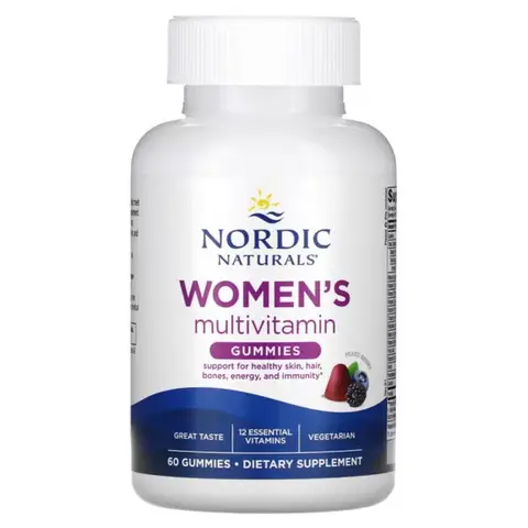 Nordic Naturals Women's Multivitamin Gummies, Mixed Berry - 60 Gummies
