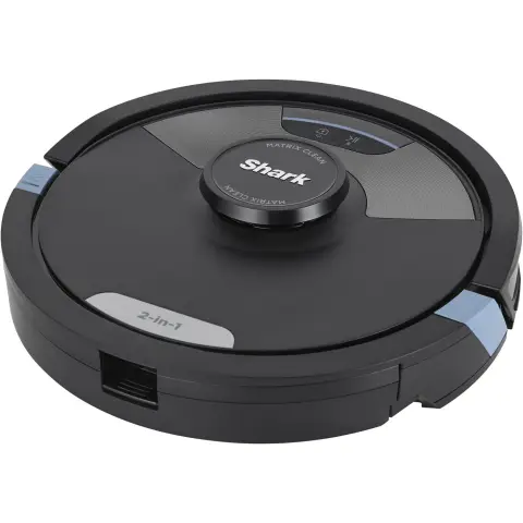 Shark Matrix Plus 2-in-1 Roboterstaubsauger und -wischgerät mit LiDAR-Heimatkartierung, Matrix- & Kantenreinigung, für Teppiche, harte Böden & Tierhaare, Selbstaufladung, Anti-Allergen, WiFi/App, Schwarz