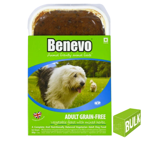 BENEVO - Grain-Free Vegetable Feast - Complete Wet Vegan Dog Food - 395G