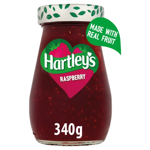 Hartley's Best Raspberry Jam 340G