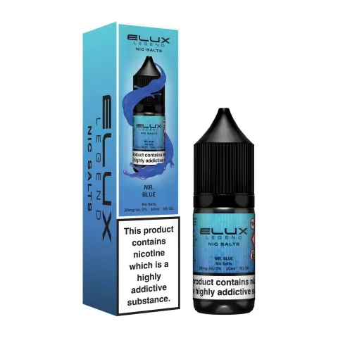 Elux Legend Nic Salt E-liquid Mr Blue 10mg