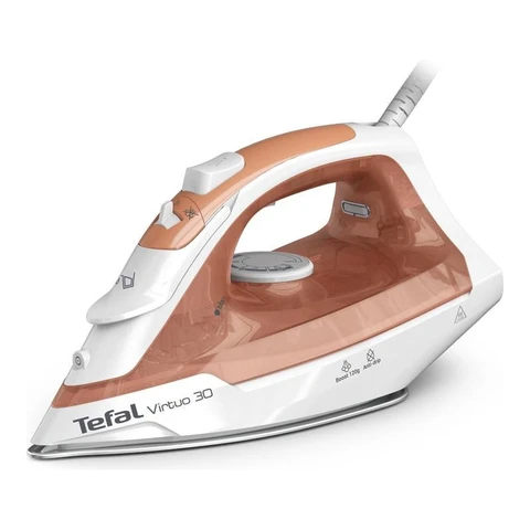 Tefal Virtuo 30 Dampfbügeleisen, 2000 Watt, Keramik Bügelsohle mit Anti-Kalk System, FV2C40E0
