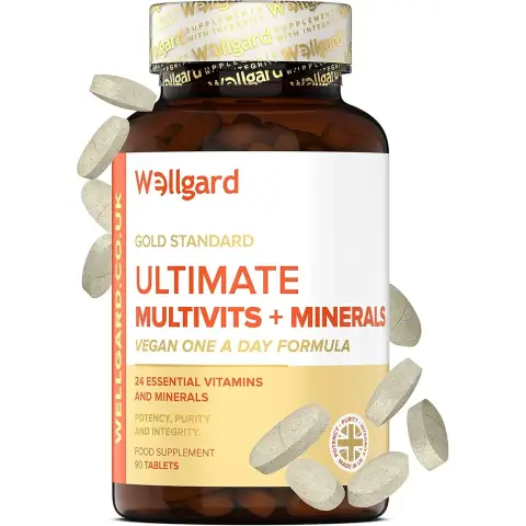 Wellgard Ultimate Vegan Multivitamins & Minerals - 90 Tablets