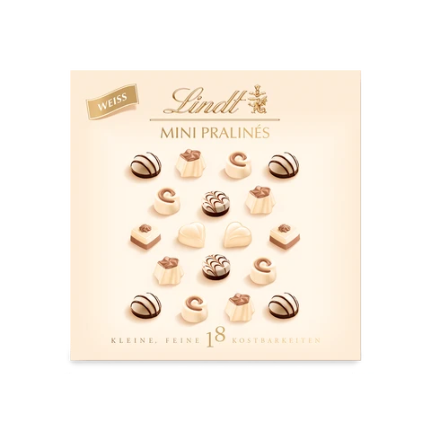 Lindt Mini Pralinés weiß, 90 g