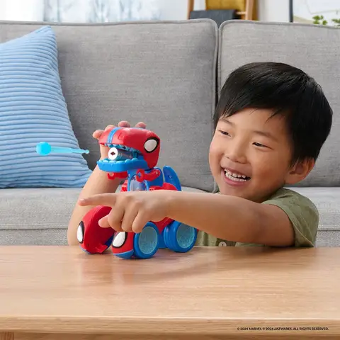Spidey and his Amazing Friends Spidey-Rex Transforming Racer with Sounds