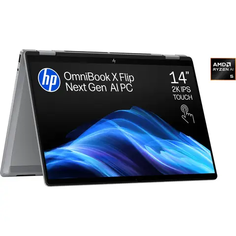 HP OmniBook X Flip NG AI-pc 14-fk0050nd BL8W8EA#ABH - QWERTY-toetsenbord