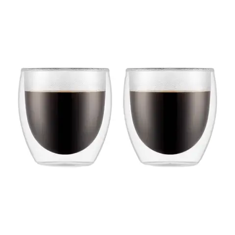 BODUM PAVINA Lot de 2 - Verres thermiques à double paroi de 250ml