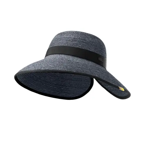 Beneunder AL717,Spring Women's Wide Brim Straw Outdoor Sports Breathable Comfortable Hat Gray, Couple Gift Perfect Gift