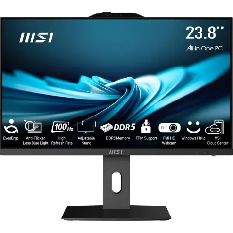 MSI PRO AP242P 23.8" All-in-One PC (Core i7-14700, 16GB/512GB, Windows 11 Pro)