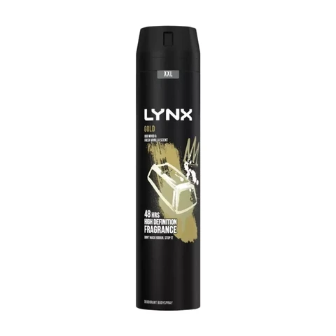 Lynx  Aerosol Body Spray Gold XXL 250ml