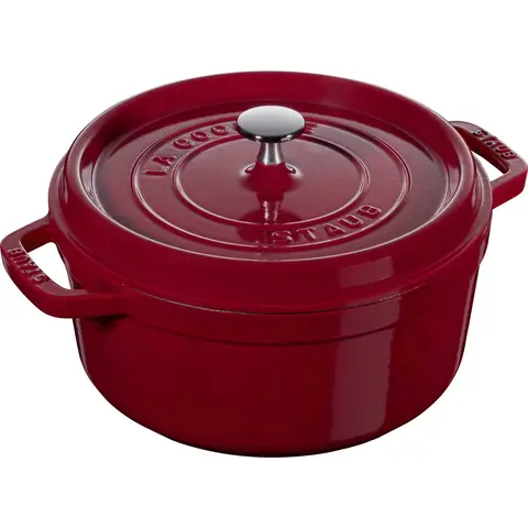 Staub Bräter 24 cm rund Grenadine