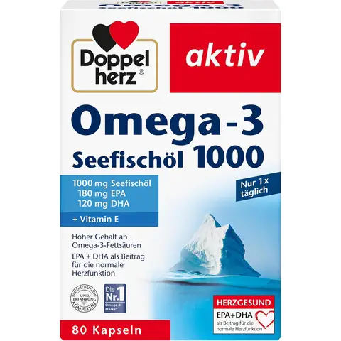 Doppelherz Seefischöl Omega 3 1000mg 80 Kp