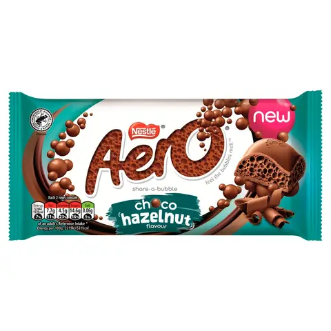 Aero Hazelnut Block 90g