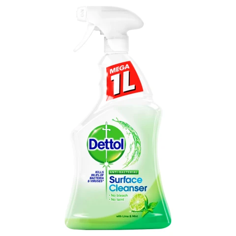 Dettol Anti-Bacterial Surface Cleanser with Lime & Mint 1000ml